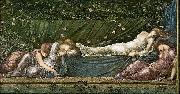Edward Burne-Jones The Sleeping Beauty from the small Briar Rose series, oil painting on canvas